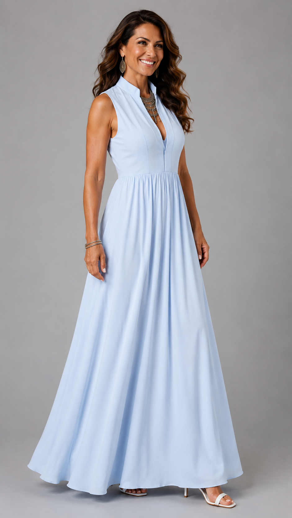 Virelia | Elegant Flowing Maxi Dress