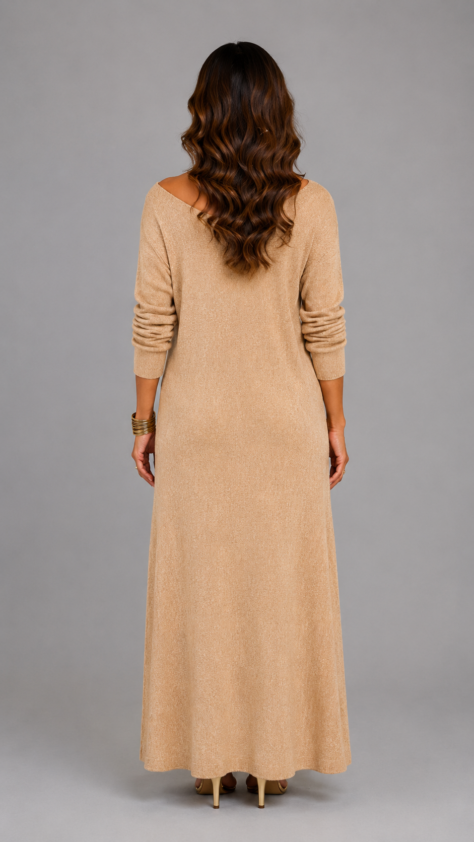 Asterelle | Elegant Midi Dress with Side Slit