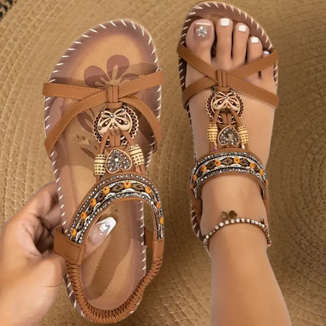 Flora | Ibiza-Style Sandals Combining Comfort & Elegance