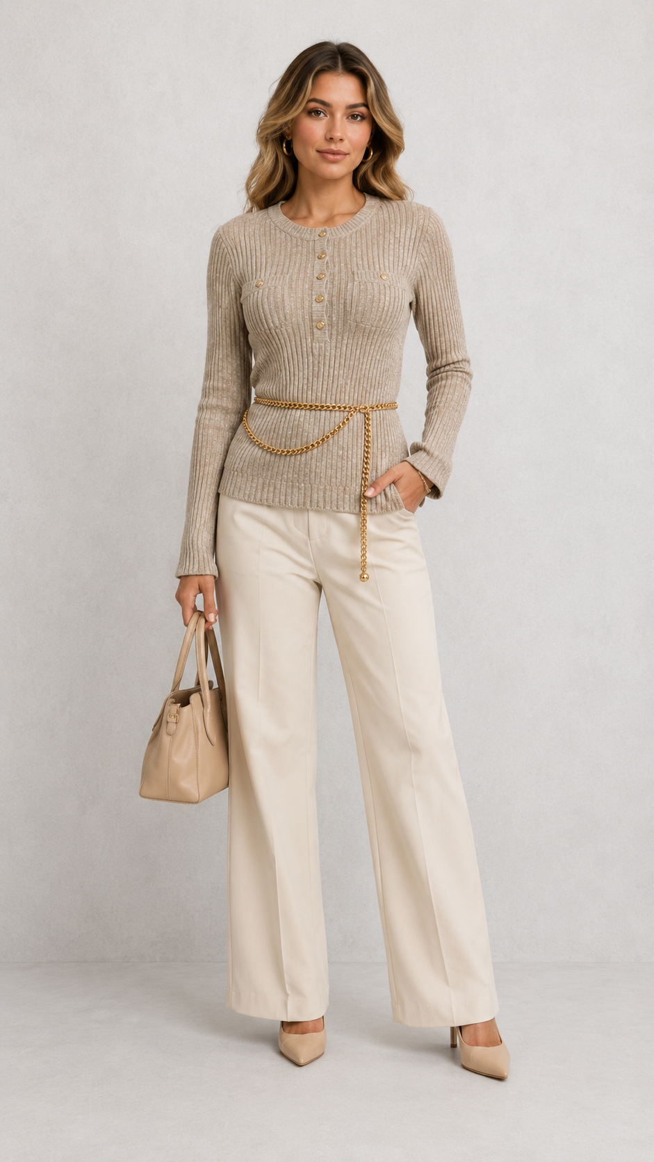 Golden Belt | Blouse