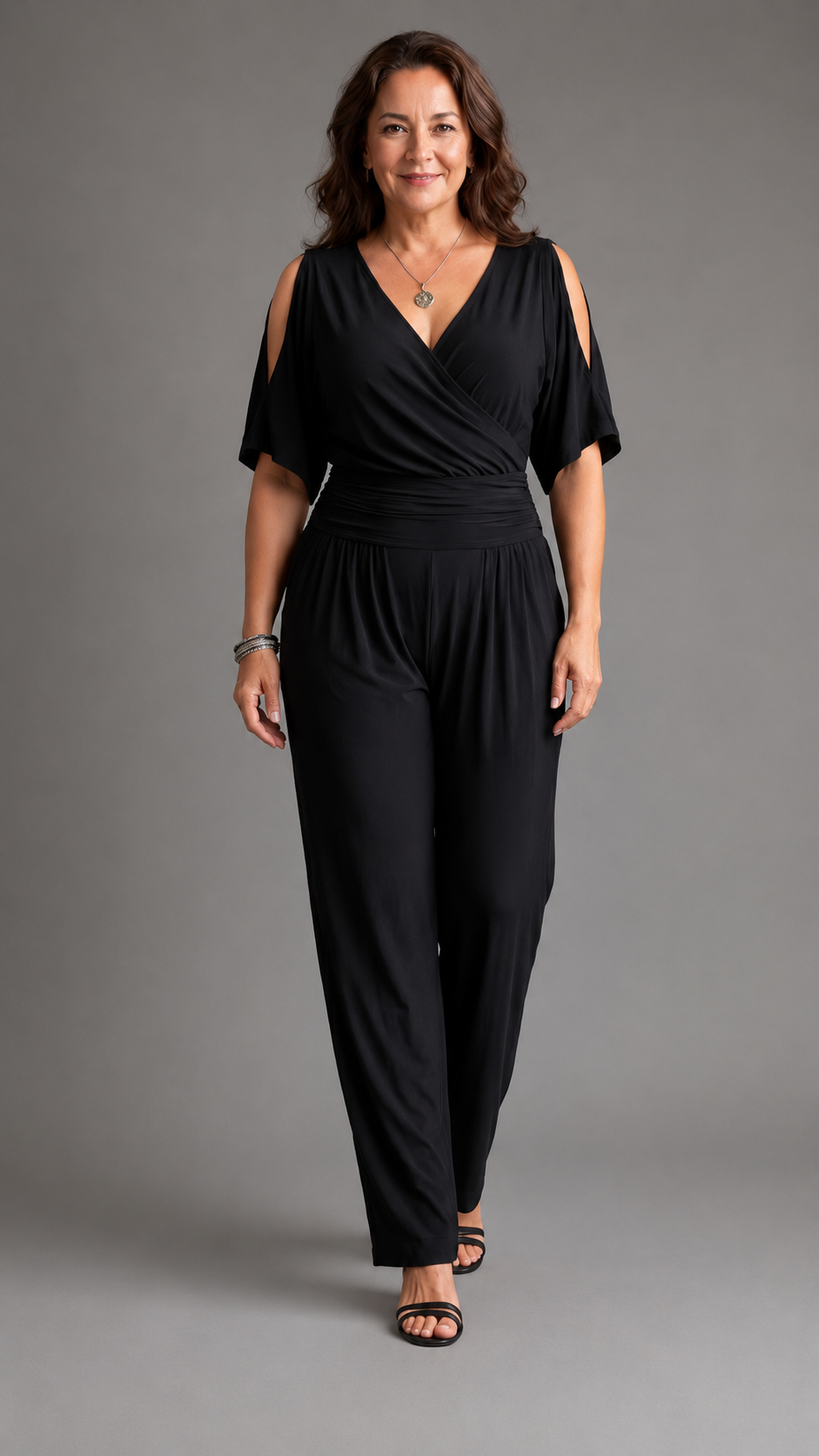 Nyxara | Elegant Off-Shoulder Jumpsuit