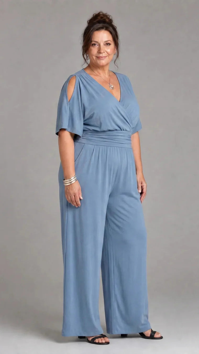 Nyxara | Elegant Off-Shoulder Jumpsuit