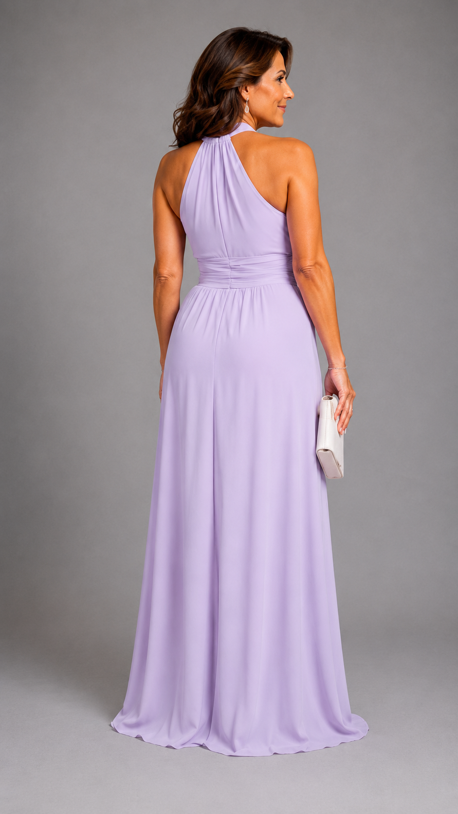Vaelora | Elegant Cross-Halter Midi Dress