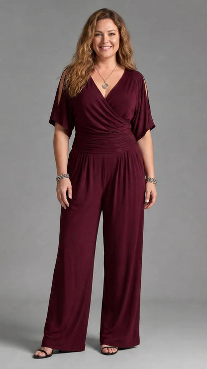 Nyxara | Elegant Off-Shoulder Jumpsuit