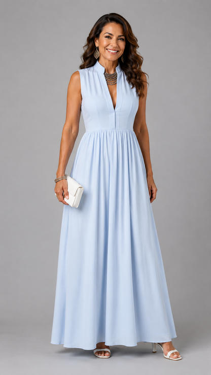 Virelia | Elegant Flowing Maxi Dress