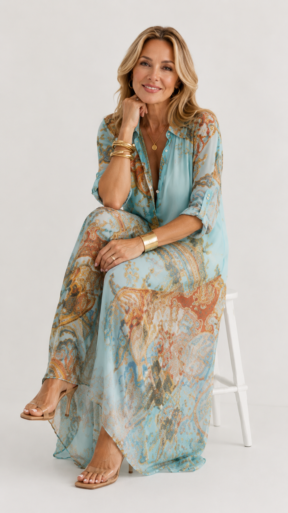 Lorna | Mediterranean Shirt Dress