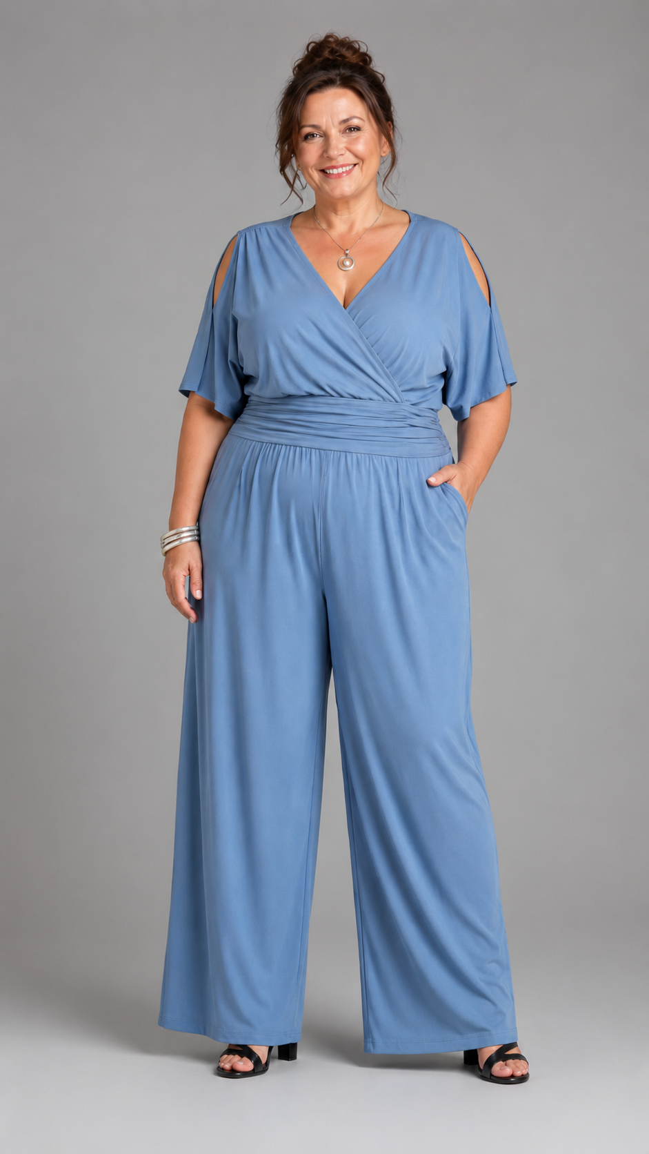 Nyxara | Elegant Off-Shoulder Jumpsuit