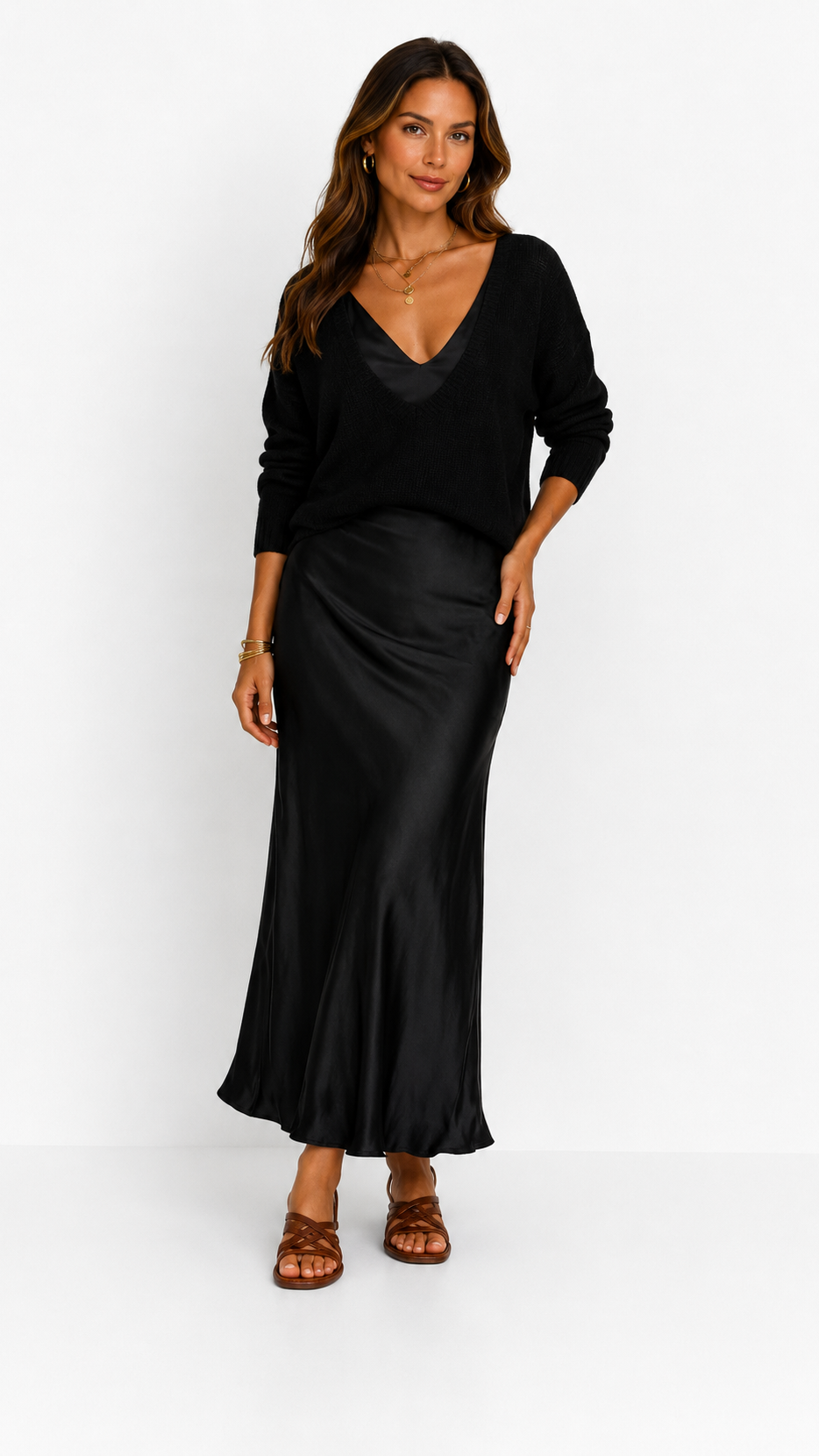 Luna | Satin Dress