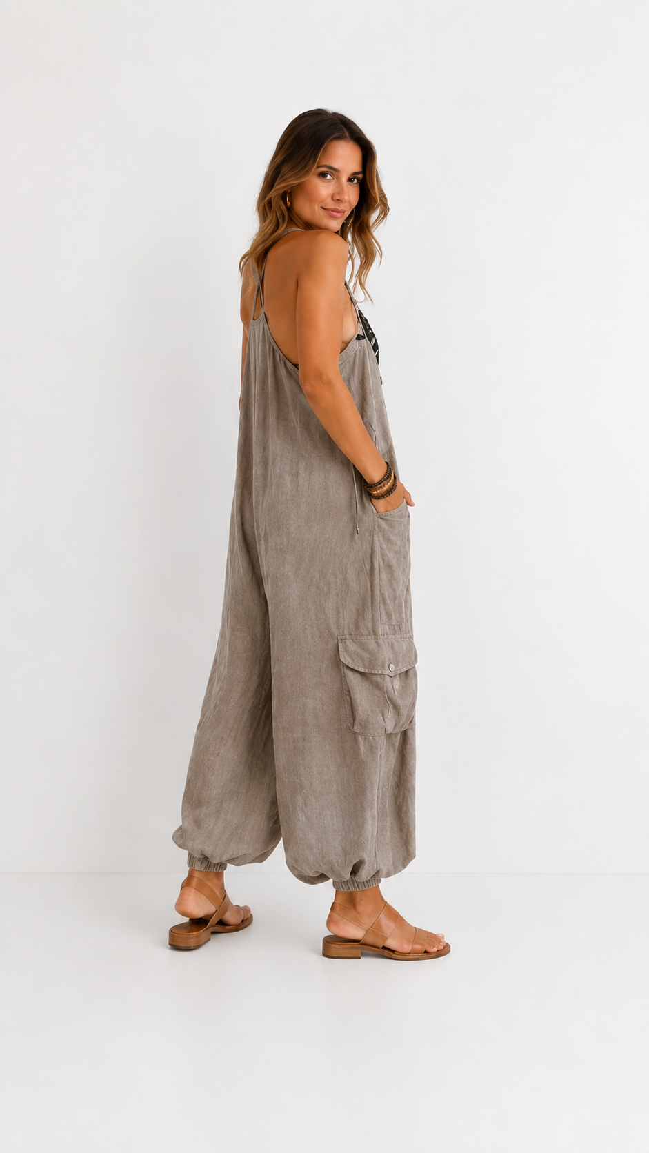 Erminilde | Boho Embroidered Jumpsuit